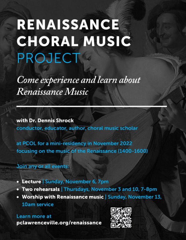 Renaissance Choral Music Project The Presbyterian Church of Lawrenceville