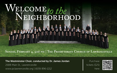 Westminster Choir Concert: “Welcome to the Neighborhood”
