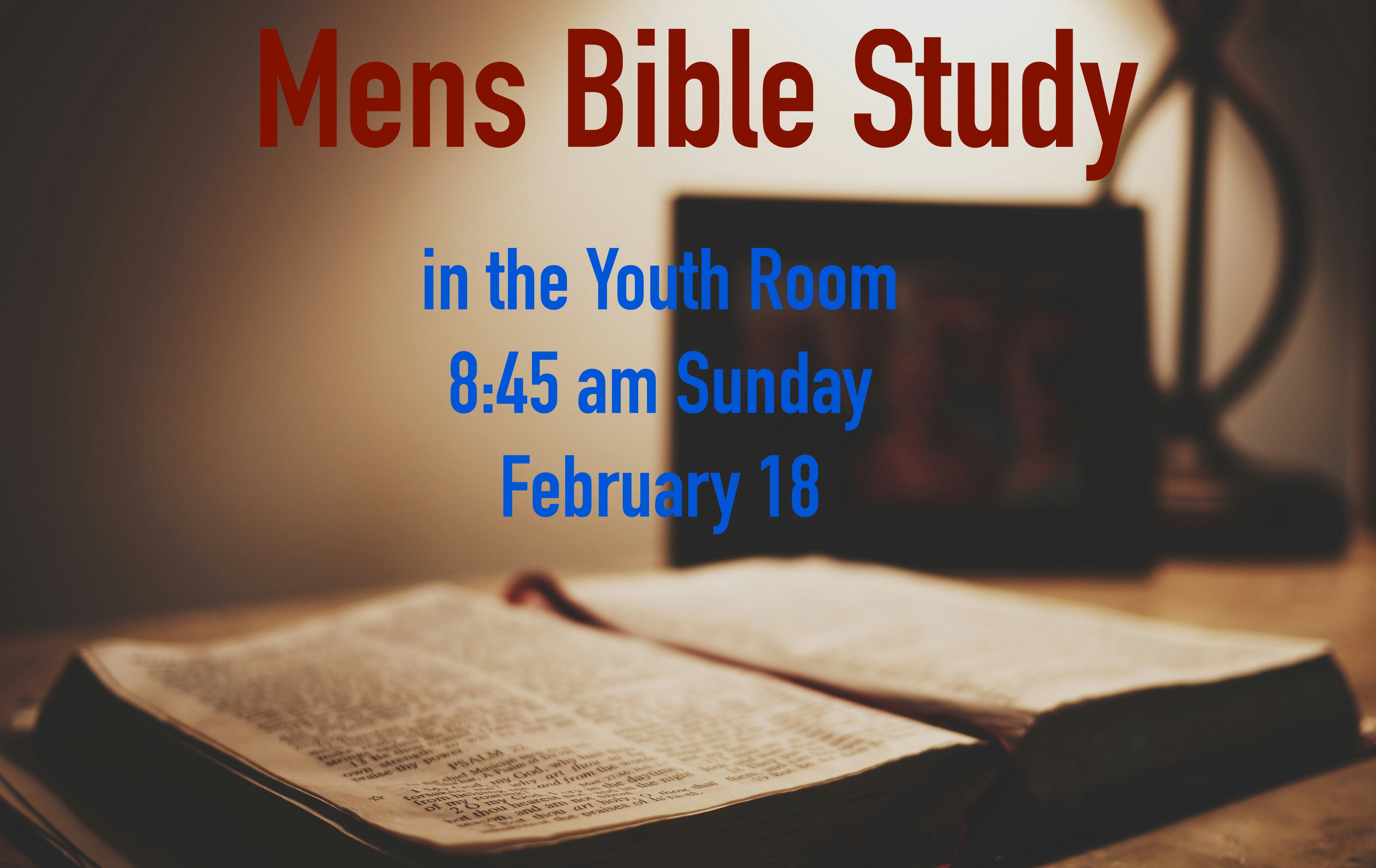 Men’s Bible Study